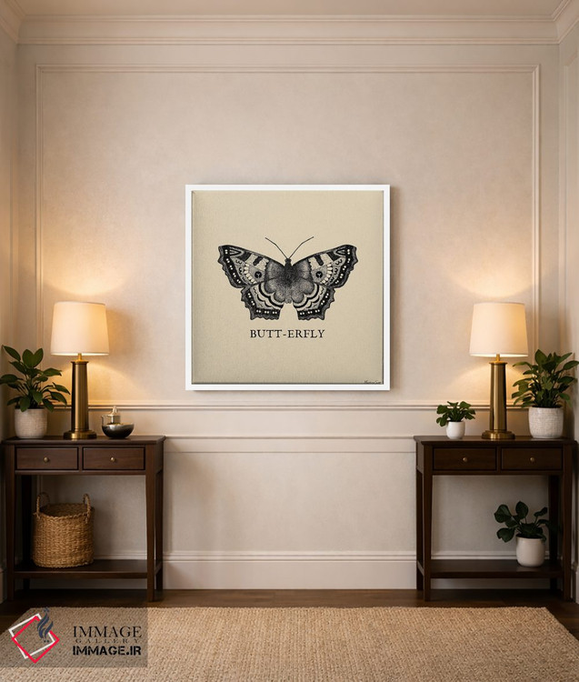 تابلو مدرن پروانه فانتزی اثر مارتینا اسکات - D6W