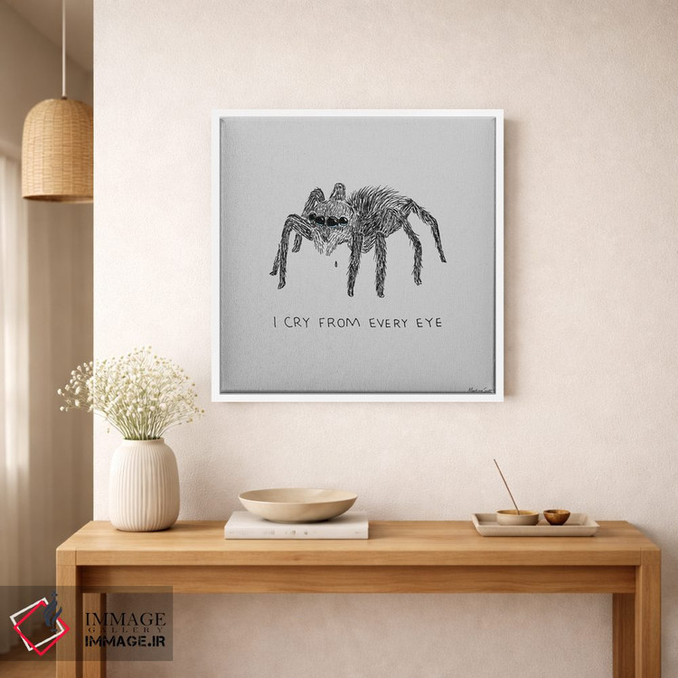 تابلو مدرن گریه از هر چشم اثر مارتینا اسکات - D1W