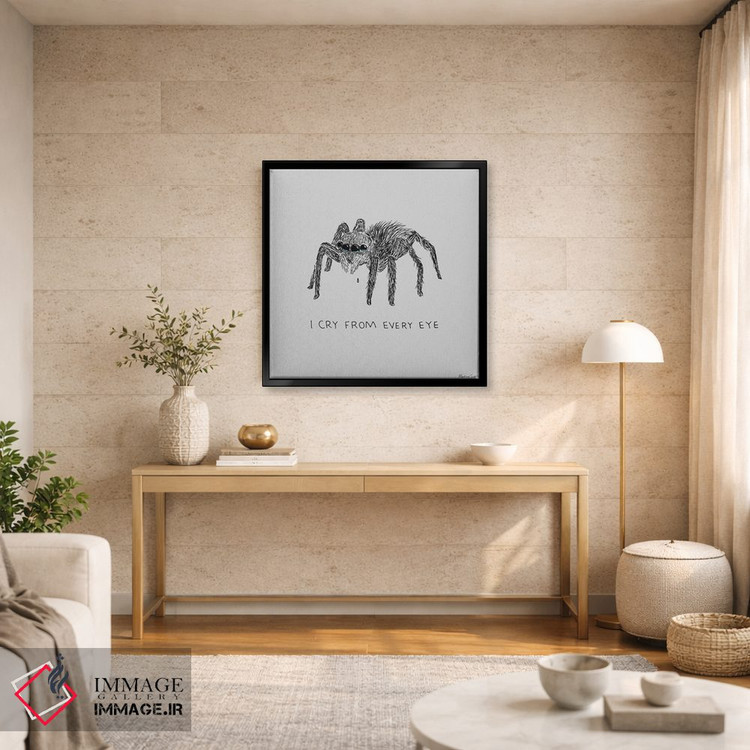 تابلو مدرن گریه از هر چشم اثر مارتینا اسکات - D4B
