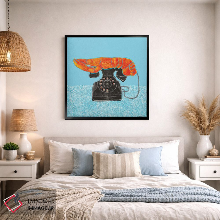 تابلو مدرن تلفن خرچنگی اثر مارتینا اسکات - D1B