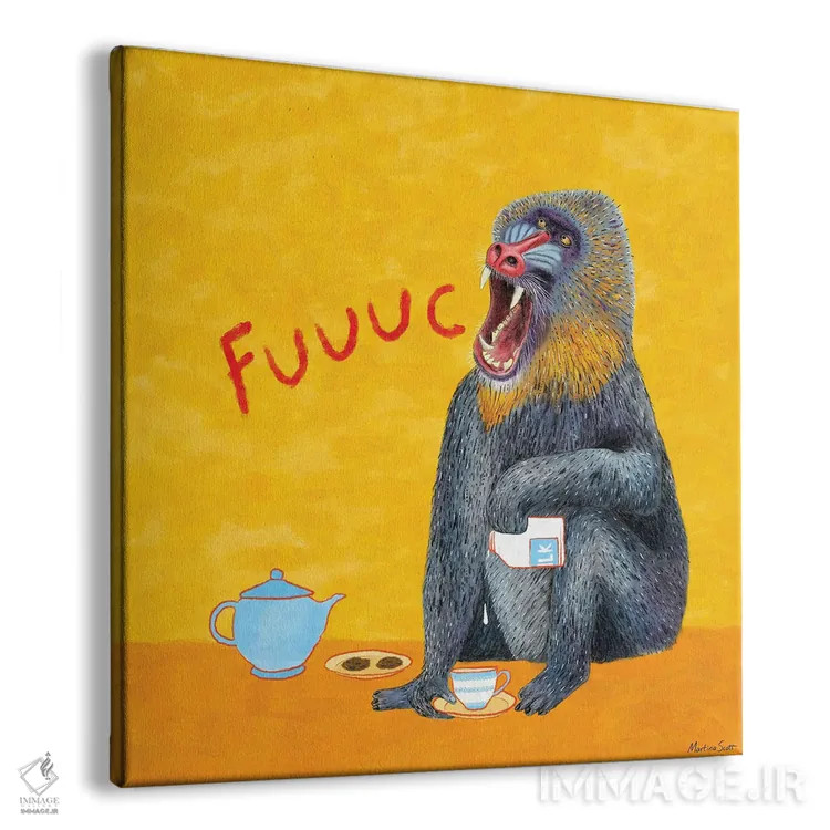 تابلو مدرن چیزهای آزاردهنده اثر مارتینا اسکات - نمای پرسپکتیو محصول