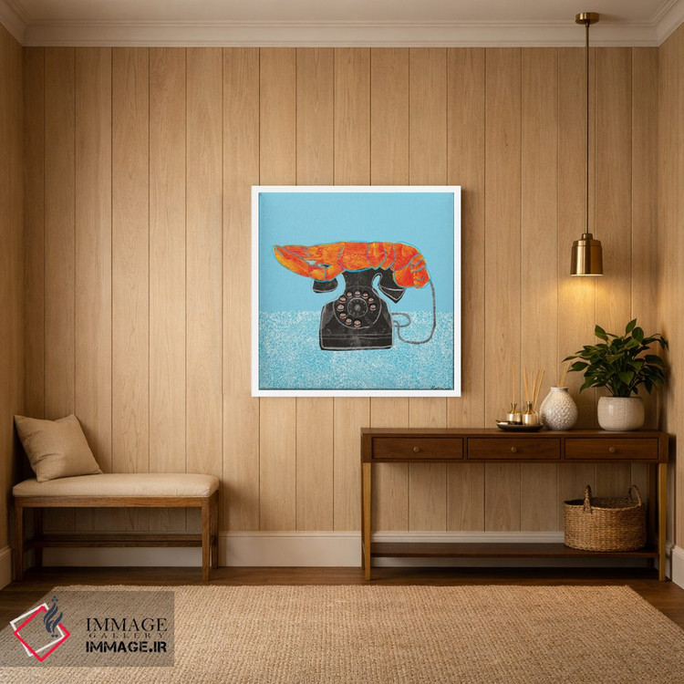 تابلو مدرن تلفن خرچنگی اثر مارتینا اسکات - D2W