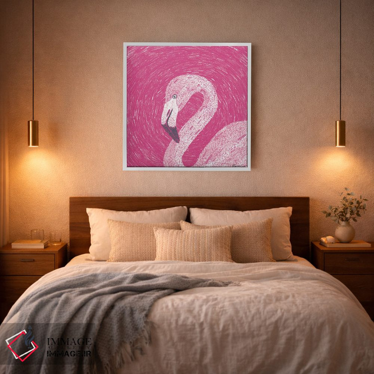 تابلو مدرن فلامینگو اثر مارتینا اسکات - D2W