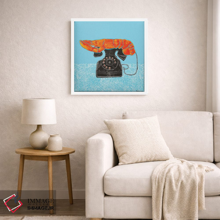 تابلو مدرن تلفن خرچنگی اثر مارتینا اسکات - D4W
