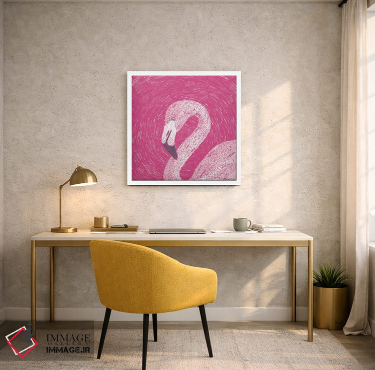 تابلو مدرن فلامینگو اثر مارتینا اسکات - D4W