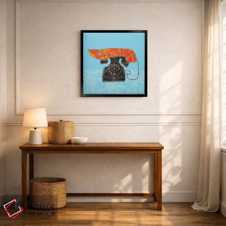 تابلو مدرن تلفن خرچنگی اثر مارتینا اسکات - D5B