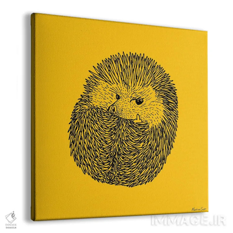 تابلو مدرن تیغ اثر مارتینا اسکات - نمای پرسپکتیو محصول