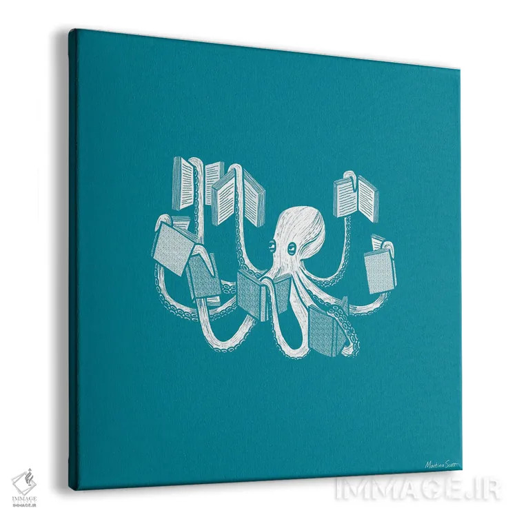 تابلو مدرن مسلح به دانش اثر مارتینا اسکات - نمای پرسپکتیو محصول