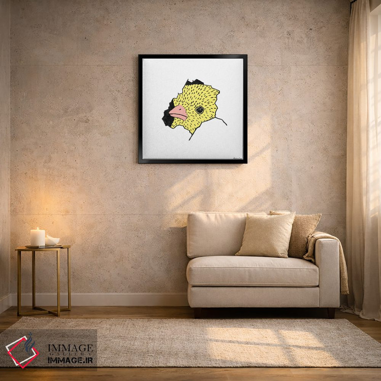 تابلو مدرن جوجه اینجاست! اثر مارتینا اسکات - D2B