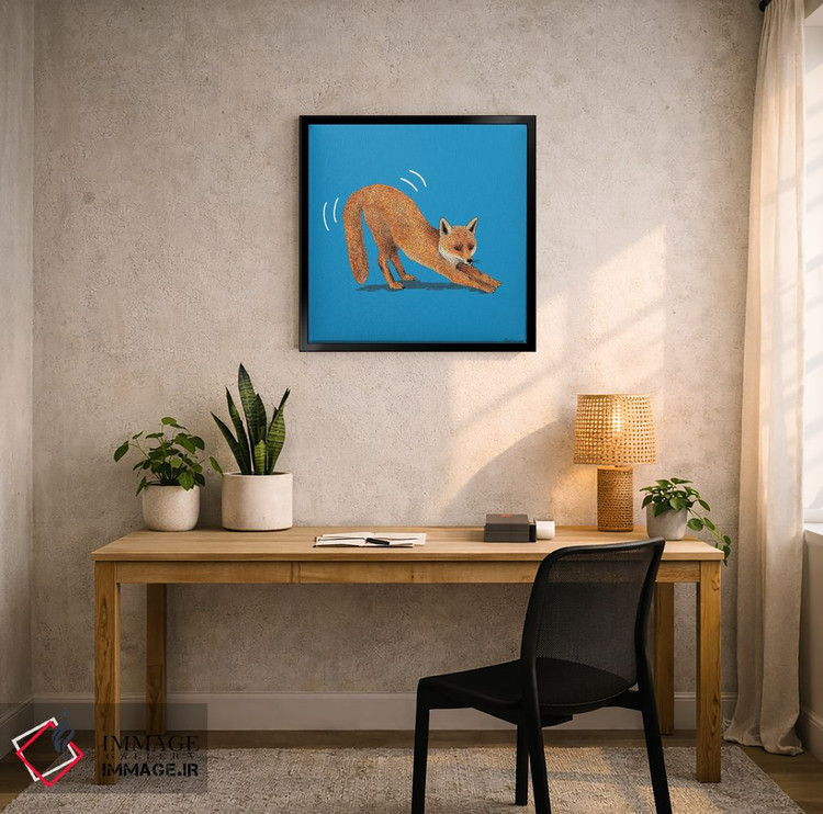 تابلو مدرن روباه ناقلا اثر مارتینا اسکات - D5B
