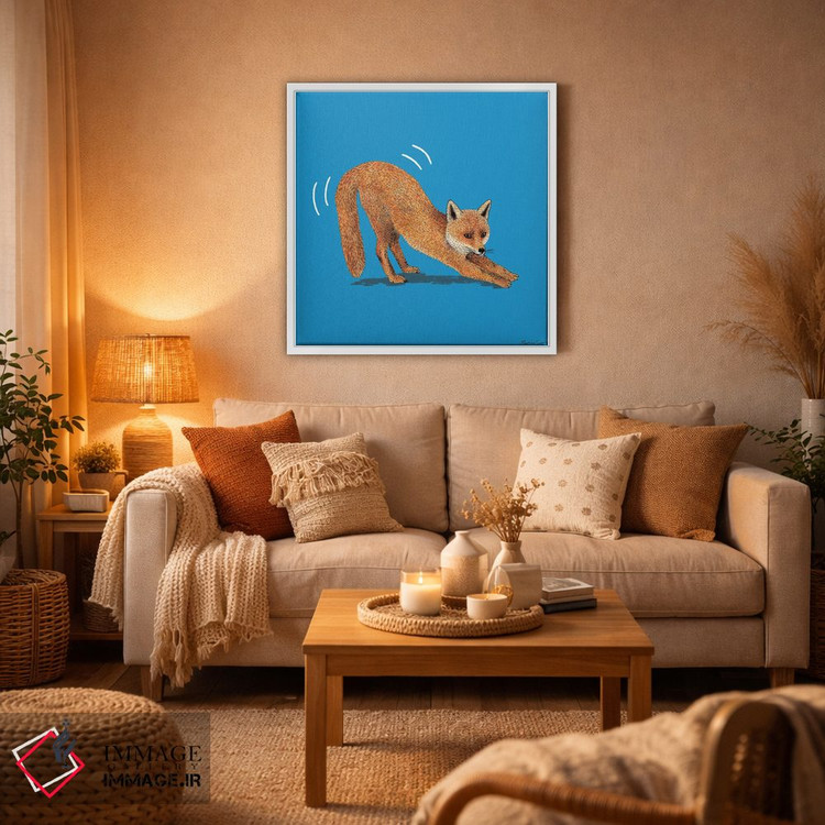 تابلو مدرن روباه ناقلا اثر مارتینا اسکات - D4W