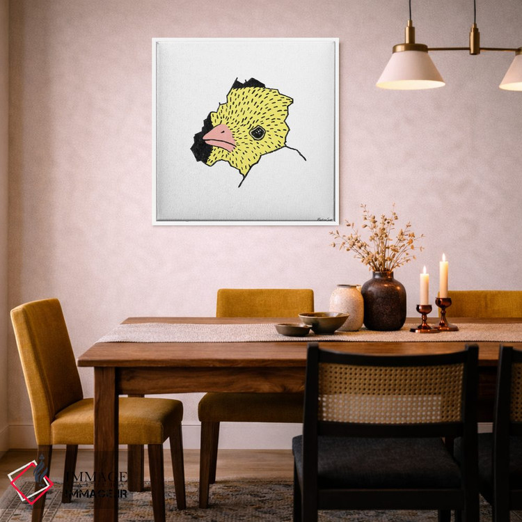 تابلو مدرن جوجه اینجاست! اثر مارتینا اسکات - D4W