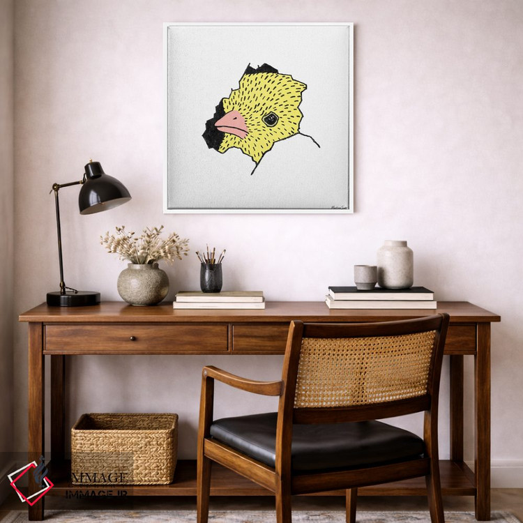 تابلو مدرن جوجه اینجاست! اثر مارتینا اسکات - D5W