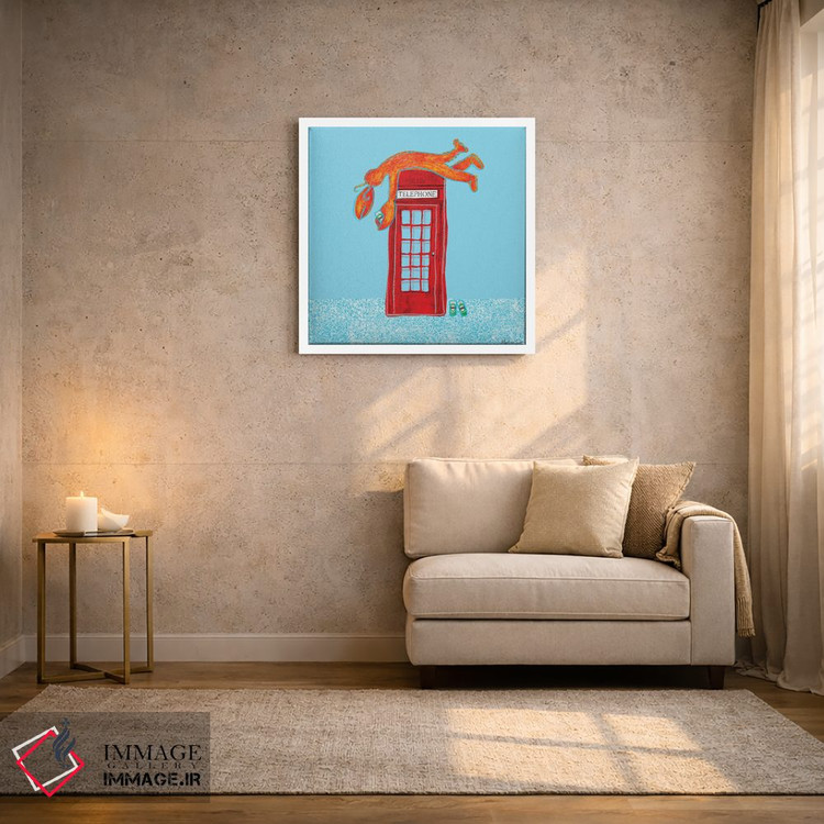 تابلو مدرن تلفن خرچنگی II اثر مارتینا اسکات - D2W