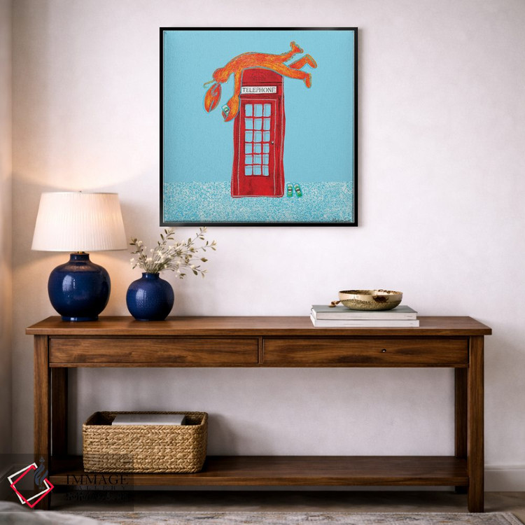 تابلو مدرن تلفن خرچنگی II اثر مارتینا اسکات - D5B