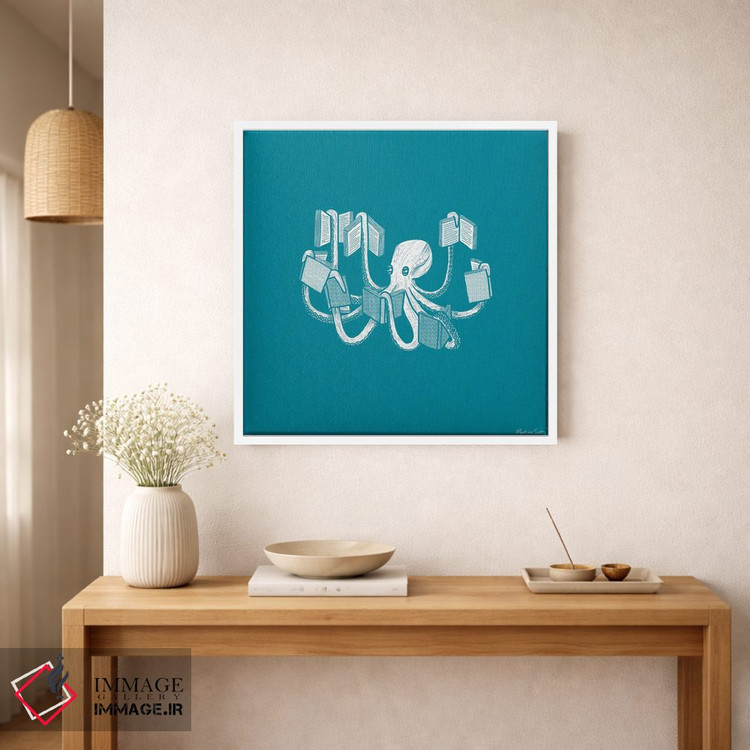 تابلو مدرن مسلح به دانش اثر مارتینا اسکات - D1W