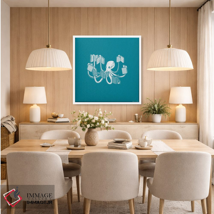 تابلو مدرن مسلح به دانش اثر مارتینا اسکات - D6W