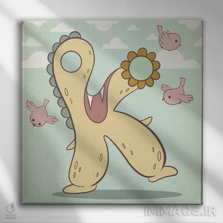 تابلو دکوراتیو کی اثر فایو بای فایو کالکتیو - نمای روبهرو روی دیوار