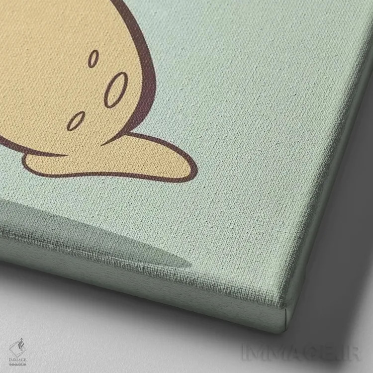 تابلو دکوراتیو کی اثر فایو بای فایو کالکتیو - نمای نزدیک بافت بوم