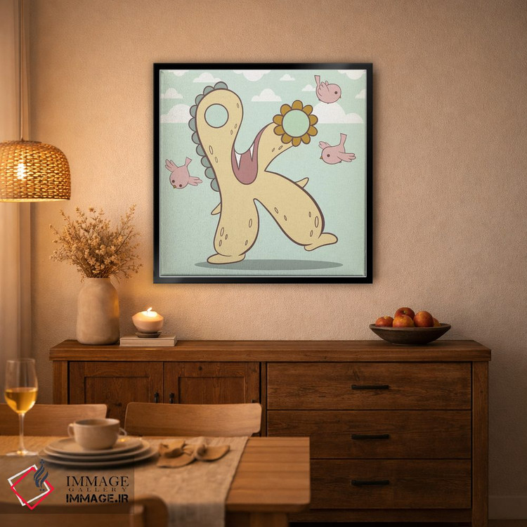 تابلو دکوراتیو کی اثر فایو بای فایو کالکتیو - D4B