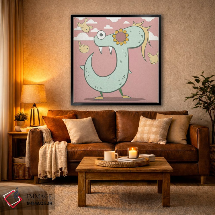 تابلو دکوراتیو جی اثر فایو بای فایو کالکتیو - D5B