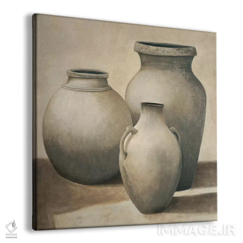 تابلو دکوراتیو مجموعه گلدان ها اثر آندره مازو - نمای پرسپکتیو محصول