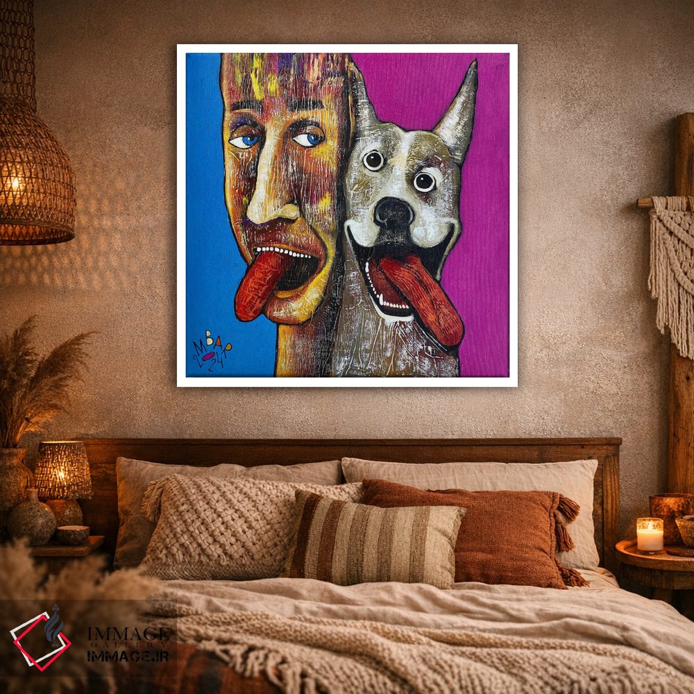 تابلو دکوراتیو به من بگو دوستانت چه کسانی هستند... اثر میخائیل بارانوفسکی - D1W