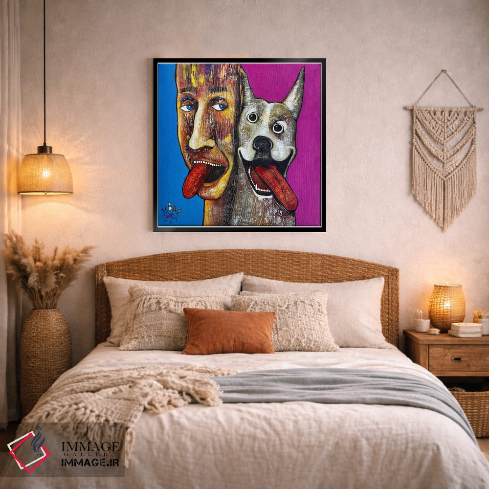 تابلو دکوراتیو به من بگو دوستانت چه کسانی هستند... اثر میخائیل بارانوفسکی - D3B