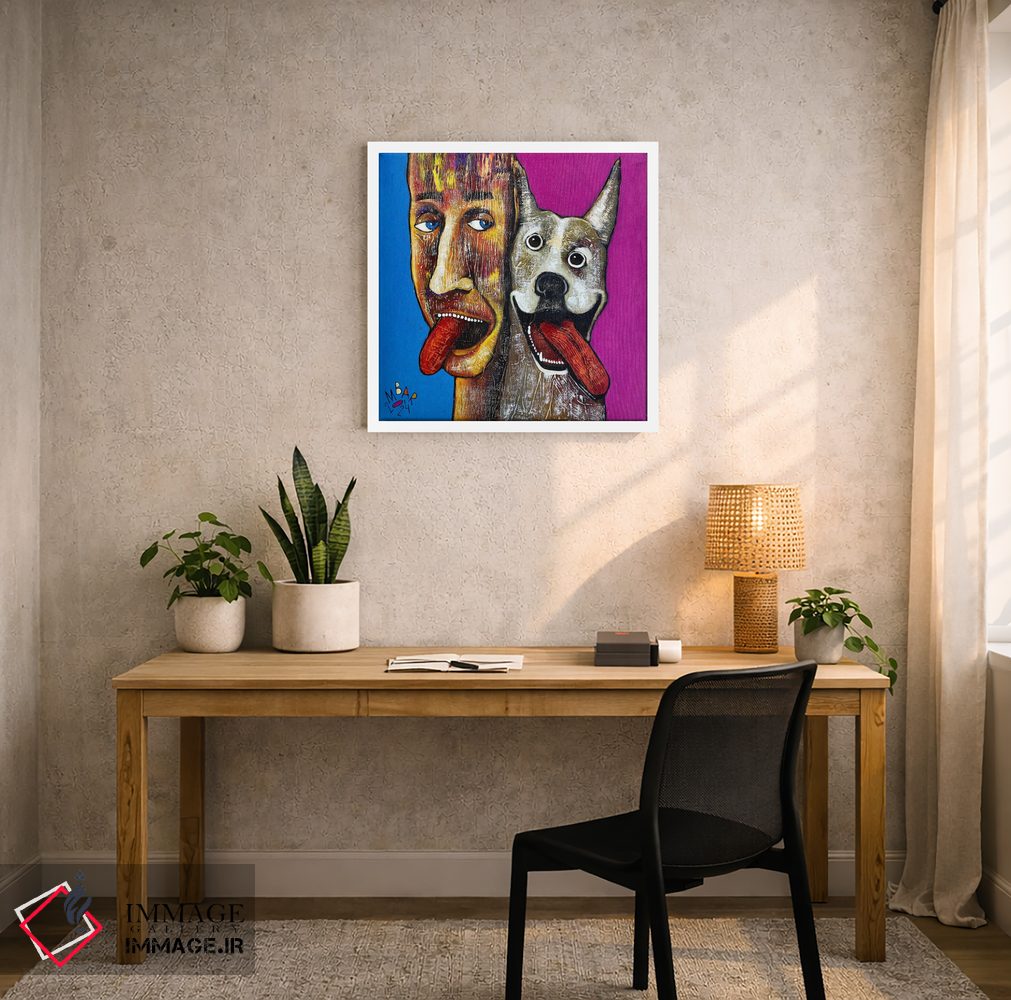 تابلو دکوراتیو به من بگو دوستانت چه کسانی هستند... اثر میخائیل بارانوفسکی - D4W