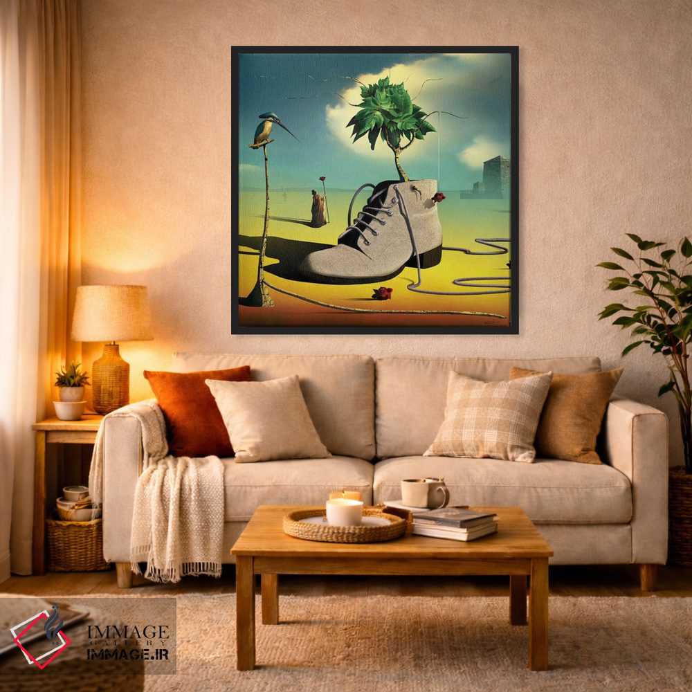 تابلو دکوراتیو چکمه اثر مارسل کارام - D3B