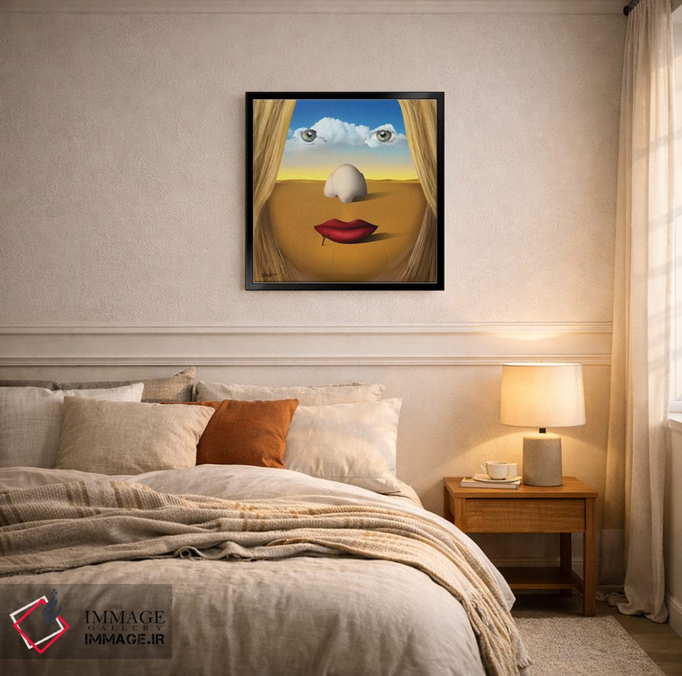 تابلو دکوراتیو صورت اثر مارسل کارام - D6B