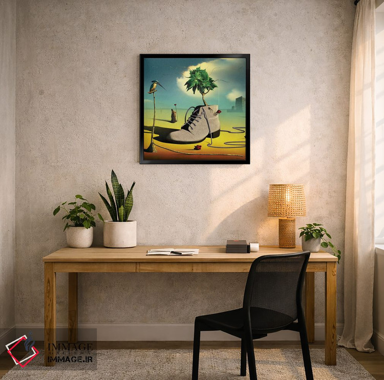 تابلو دکوراتیو چکمه اثر مارسل کارام - D6B