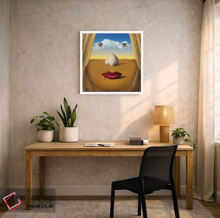 تابلو دکوراتیو صورت اثر مارسل کارام - D5W