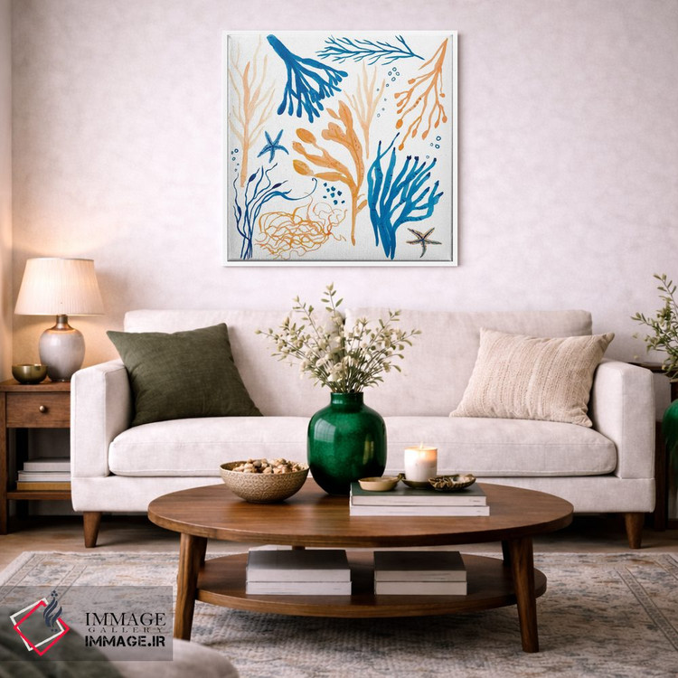 تابلو دکوراتیو ساحل جلبکی اثر میشل کمپل - D2W