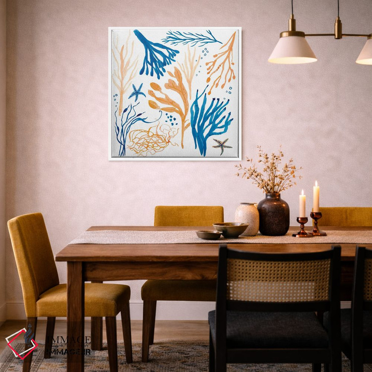 تابلو دکوراتیو ساحل جلبکی اثر میشل کمپل - D5W