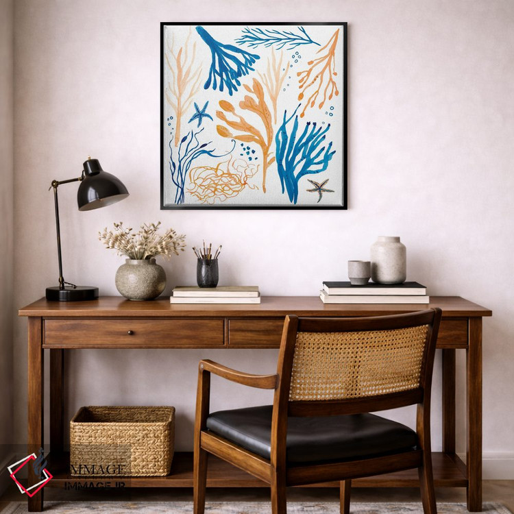 تابلو دکوراتیو ساحل جلبکی اثر میشل کمپل - D6B