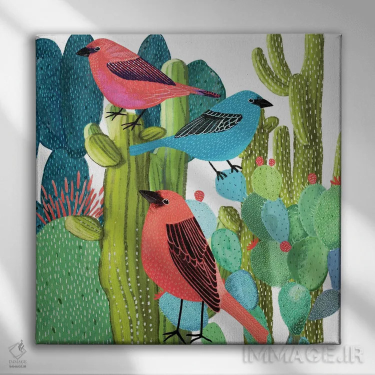 تابلو دکوراتیو اسپرانزا اثر میشل کمپل - نمای روبهرو روی دیوار