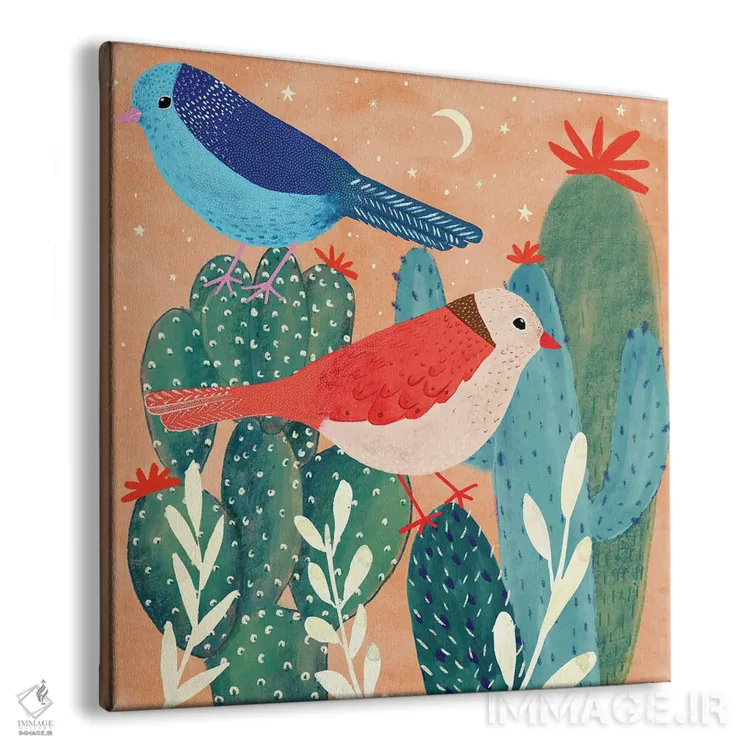 تابلو دکوراتیو گرگ و میش اثر میشل کمپل - نمای پرسپکتیو محصول