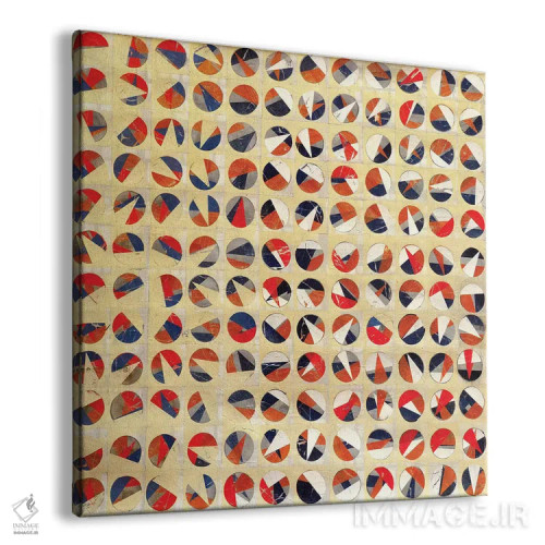 تابلو انتزاعی گونه ها اثر ماچیارولی - نمای پرسپکتیو محصول