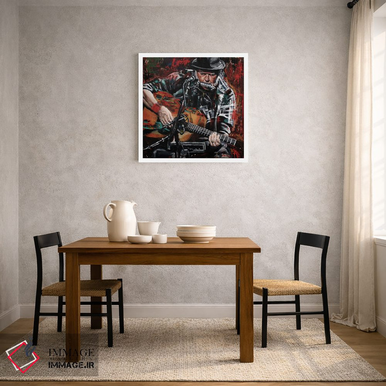 تابلو دکوراتیو نیل یانگ اثر مارک کوریج - D2W