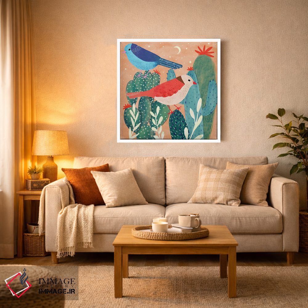 تابلو دکوراتیو گرگ و میش اثر میشل کمپل - D2W