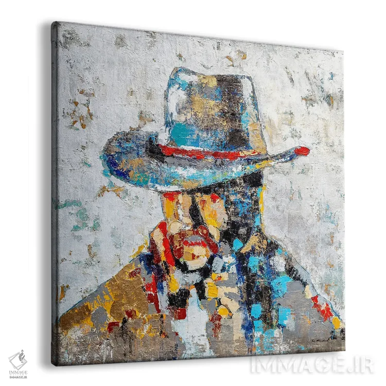 تابلو انتزاعی یاغی اثر ماچیارولی - نمای پرسپکتیو محصول