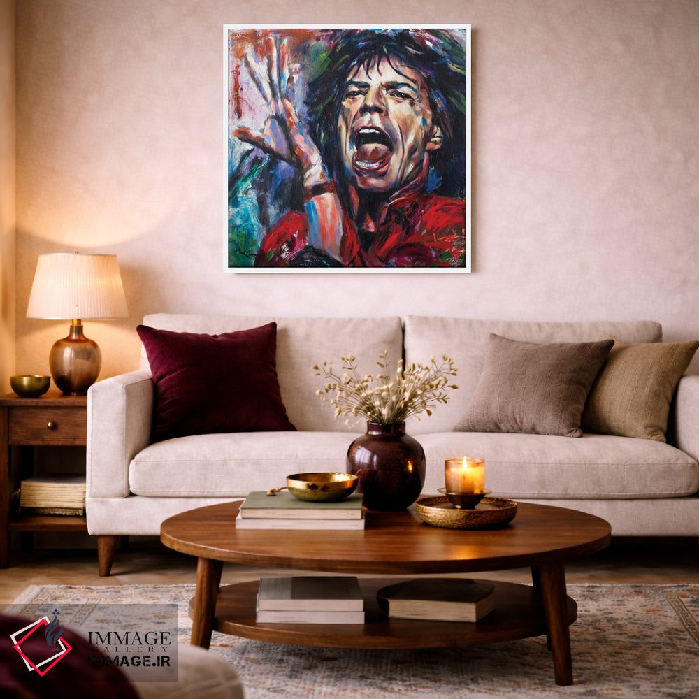 تابلو دکوراتیو میک جگر دوم اثر مارک کوریج - D3W