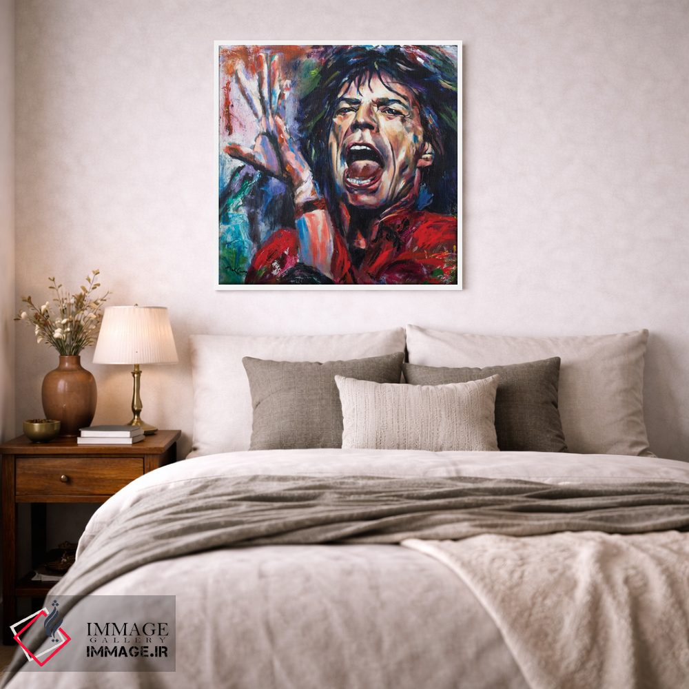 تابلو دکوراتیو میک جگر دوم اثر مارک کوریج - D2W