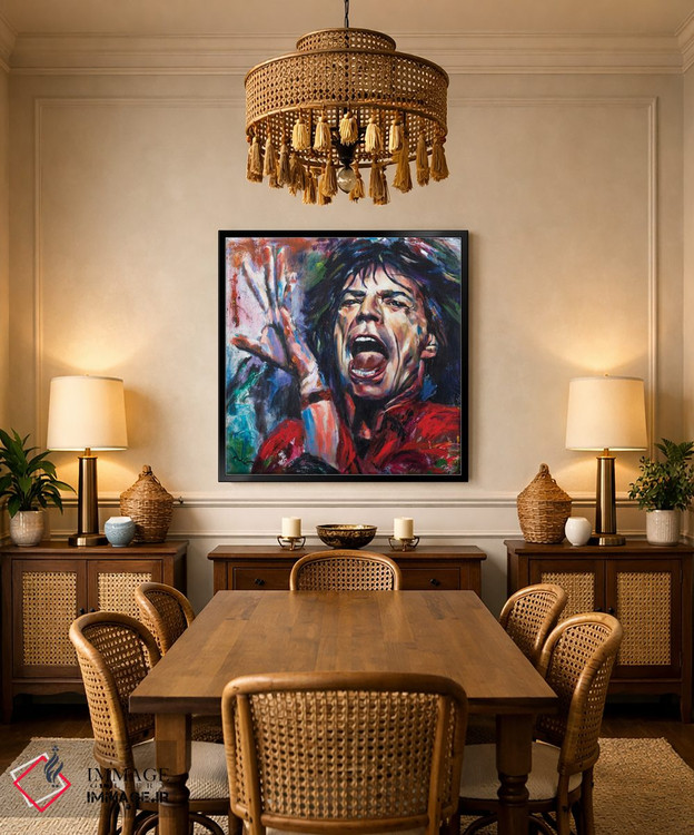 تابلو دکوراتیو میک جگر دوم اثر مارک کوریج - D5B