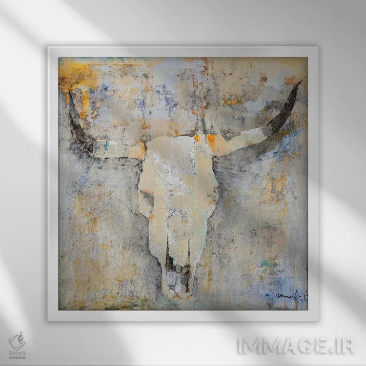 تابلو دکوراتیو جاستیو اثر ماچیارولی - نمای قابدار سفید