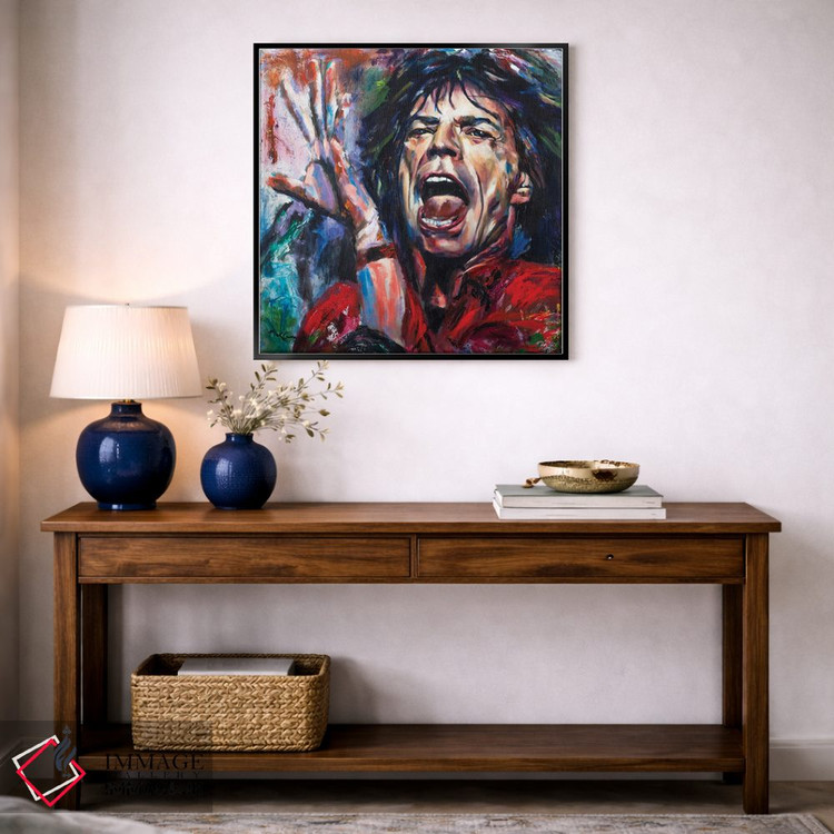 تابلو دکوراتیو میک جگر دوم اثر مارک کوریج - D4B