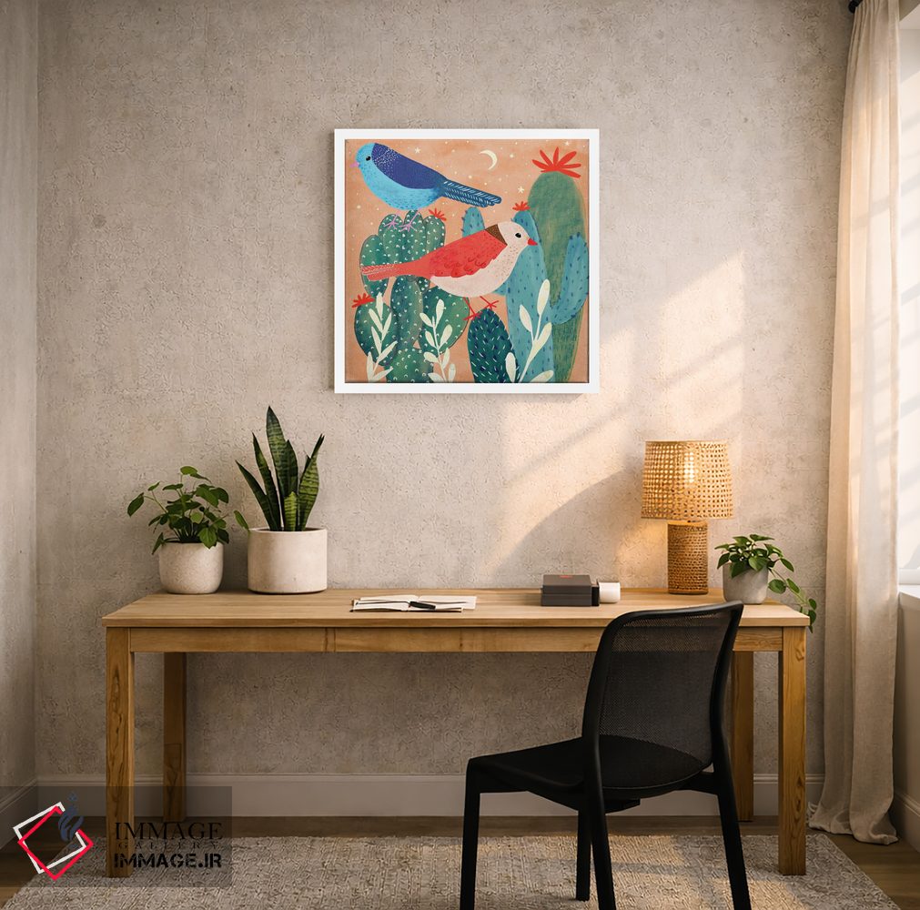 تابلو دکوراتیو گرگ و میش اثر میشل کمپل - D5W