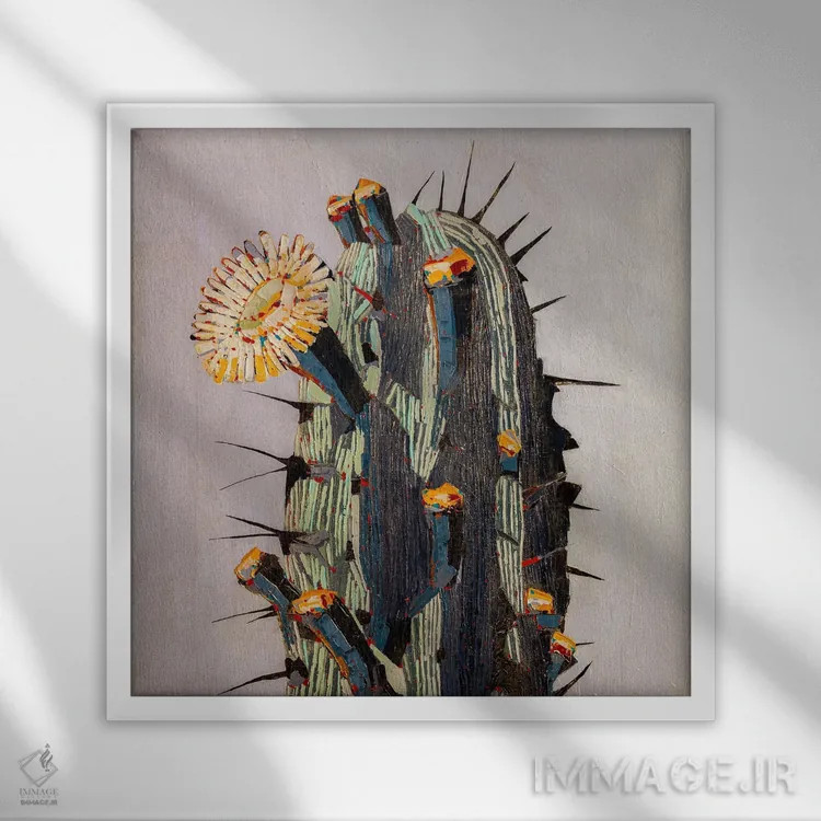 تابلو دکوراتیو طلوع صبح اثر ماچیارولی - نمای قابدار سفید