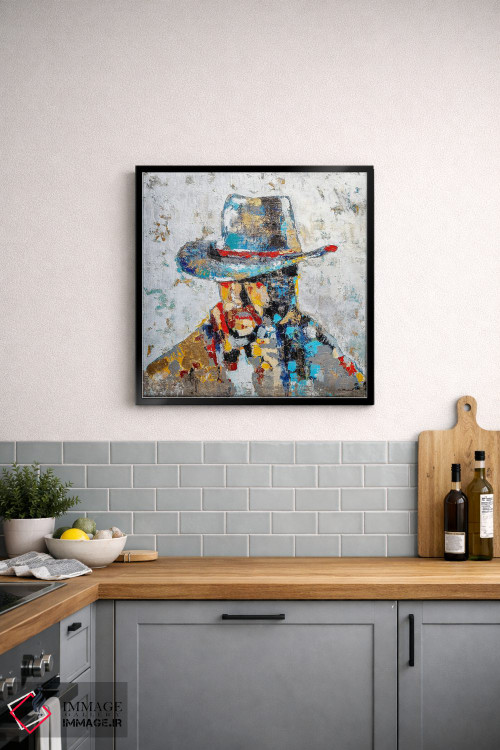 تابلو انتزاعی یاغی اثر ماچیارولی - D4B